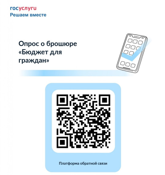 Опрос о брошюре "Бюджет для граждан".
